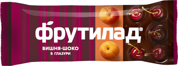 Изображение Батончики фруктово-ягодный Фрутилад вишня шоколад Белое дерево м/у, 40 г