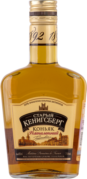 Изображение Коньяк 5 лет 40% Старый Кенигсберг Альянс 1892 ВКЗ с/б, 0,25 л
