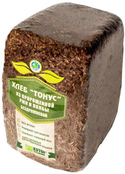 Изображение Хлеб ржано-пшеничный Тонус из цельного зерна Щепетьева м/у, 500 г
