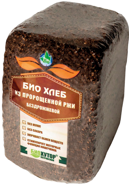 Изображение Хлеб ржаной Тонус из цельного зерна Щепетьева м/у, 500 г