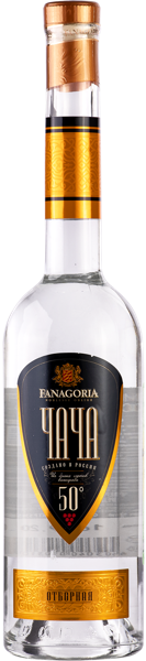 Изображение Водка виноградная 50% Чача отборная Фанагория с/б, 0,5 л