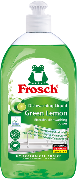 Изображение Средство для мытья посуды Фрош БИО лимон зеленый Вернер и Мерц п/у, 500 мл