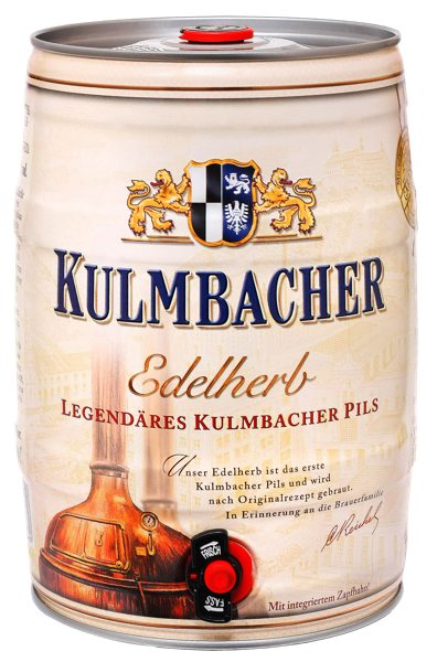 Изображение Пиво светлое Пилс 4,9% Кулмбахер Эдельхерб Кулмбахер брауерей ж/б, 5 л