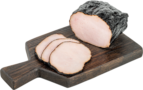 Изображение Мясо свиное варено-копченый Карбонад деликатесный СП ТАБРИС вес 