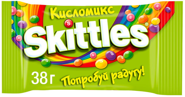 Изображение Драже в глазури Скитлс кисломикс Марс м/у, 38 г