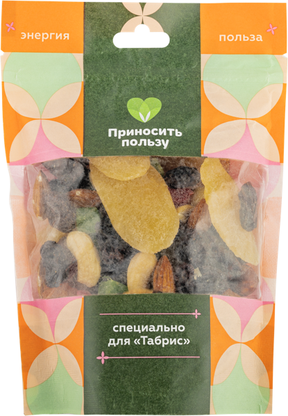 Изображение Смесь фасованные Сладкая ананас изюм кешью миндаль  м/у 