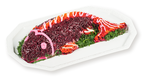 Изображение :Салат Новогодний Закуска сельдь под шубой от бренд-шефа Табрис пл/уп, 880 г