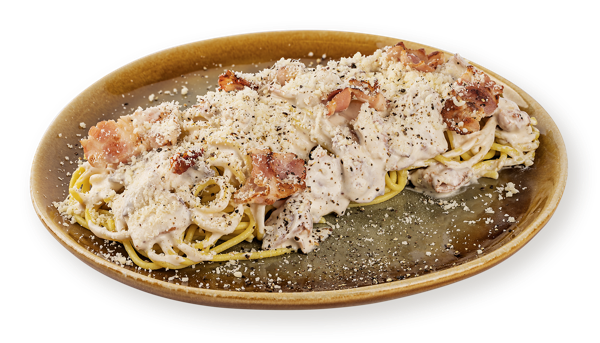 Изображение Паста со сливочным соусом Спагетти Карбонара с беконом СП ТАБРИС пл/уп, 280 г