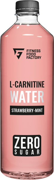 Изображение Напиток газ Л-Карнитин Вотер Клубника-мята Фитнес Фуд Фэктори п/б, 0,5 л