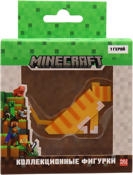 Изображение Фигурка коллекционная Майнкрафт кот Шанту Шенгай к/у, 1 шт