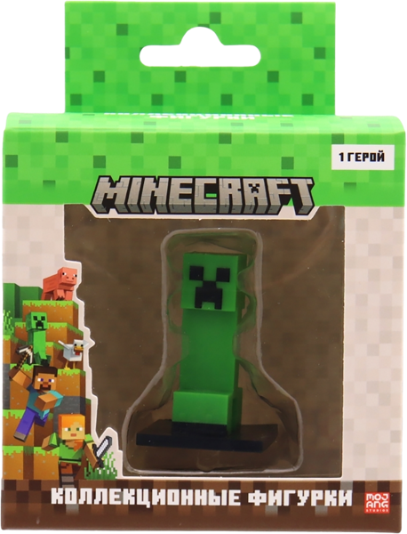 Изображение Фигурка коллекционная Майнкрафт зелёный крипер Шанту Шенгай к/у, 1 шт