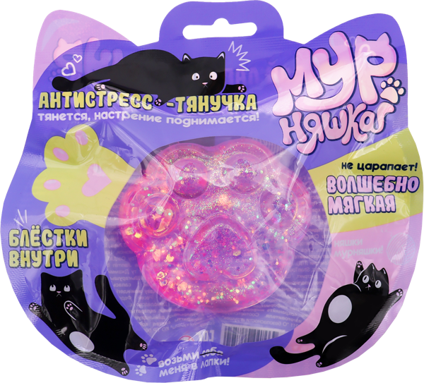 Изображение Игрушка антистресс Фанки тойс кошачья лапка ассорти Шанту Шенгай п/у, 1 шт