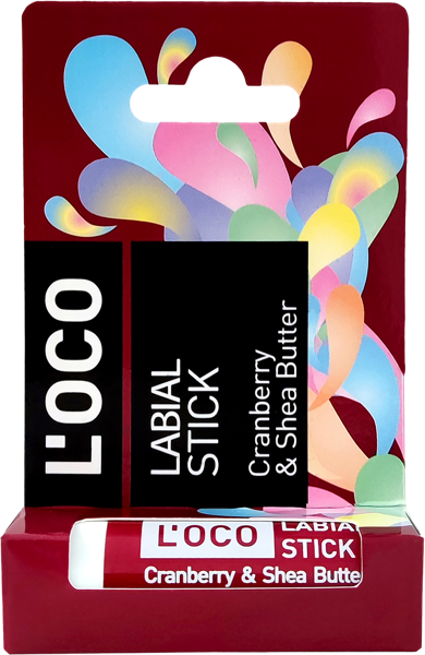 Изображение Бальзам для губ оттеночный Локо клюква масло ши 5,1г ДКП Хемигал к/у, 1 шт