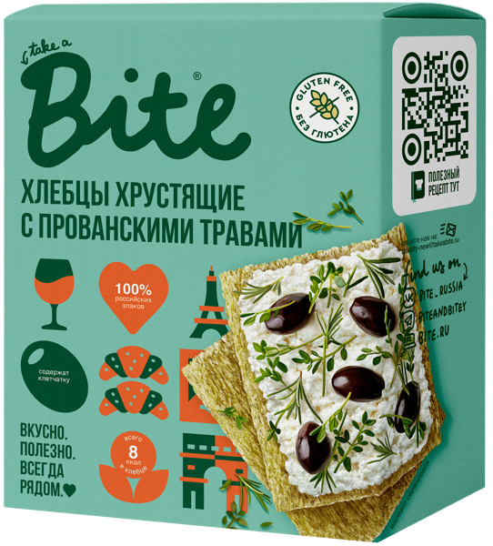 Изображение Хлебцы кукурузно-рисовые Байт прованские травы Биофудлаб кор, 100 г