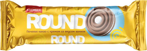 Изображение Печенье песочное Крембер Рондо шоколад и ваниль Альмерро м/у, 70 г