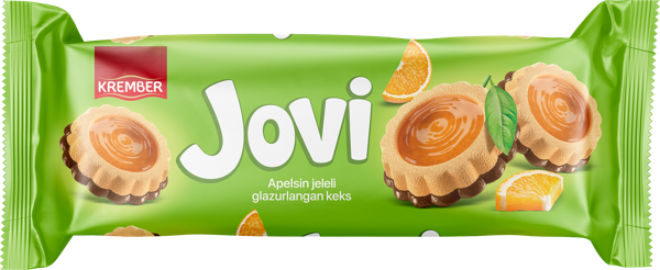 Изображение Кекс в глазури Крембер Джови с апельсиновым желе Альмерро м/у, 180 г