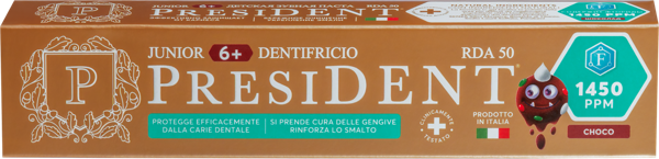 Изображение Зубная паста детская с 6 лет Президент шоко рда 50 Бетафарма к/у, 70 г