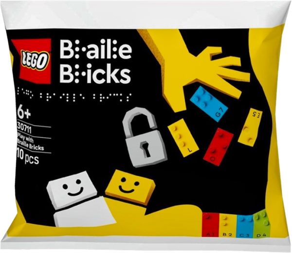 Изображение Конструктор с 6 лет 30711 Лего классик кубики брайля Лего м/у, 1 шт