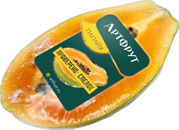 Изображение Фрукты половинка Артфрут папайя  в/у, 1 шт