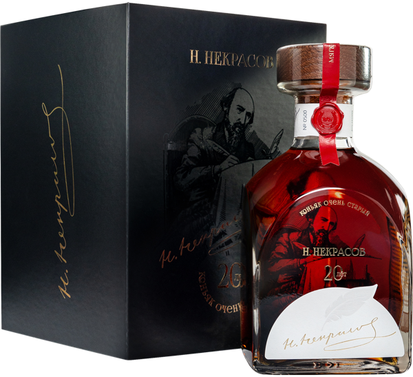 Изображение Коньяк 20 лет 40% очень старый Новокубанский н. некрасов Новокубанский п/у, 0,7 л