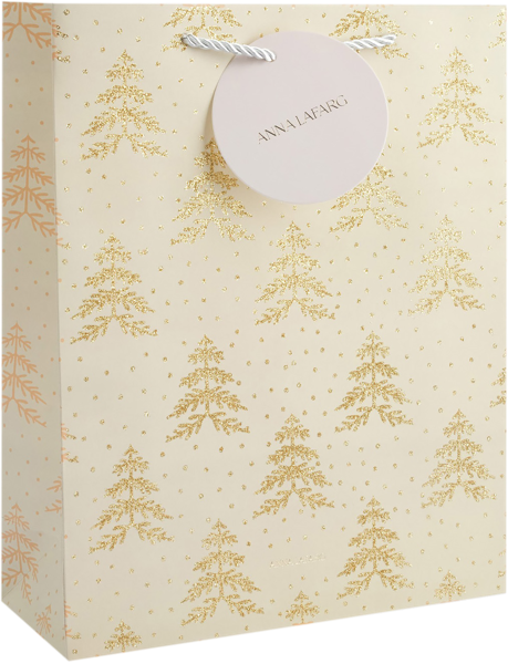 Изображение Пакет 26*32см бумажный Анна Лафарг золотистые елки Гуанчжоу Кухенленд , 1 шт