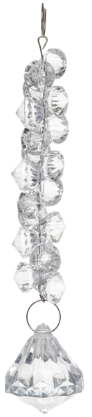 Изображение Подвеска 15см пластик Анна Лафарг сосулька Гуанчжоу Кухенленд , 1 шт