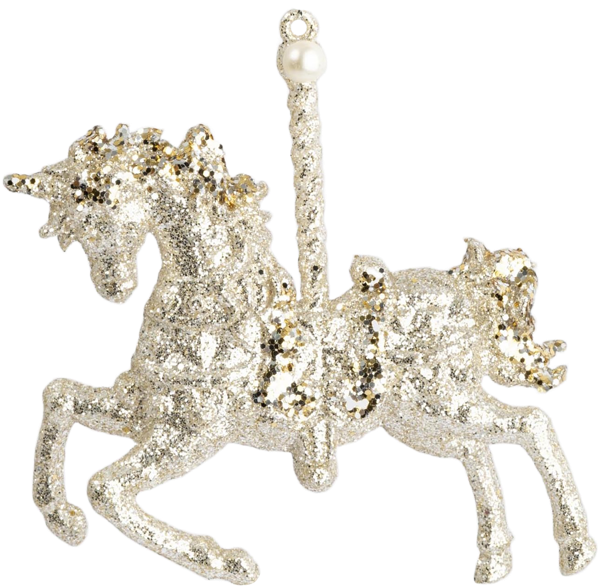 Изображение Подвеска 13см пластик Анна Лафарг лошадь шампань Анна Лафарг , 1 шт