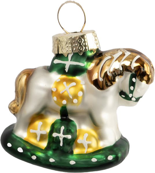 Изображение Подвеска 4см стекло Анна Лафарг новый год цветная Гуанчжоу Кухенленд п/у, 4 шт