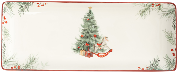 Изображение Блюдо 34*13см Анна Лафарг фестиваль лошадка Гуанчжоу Кухенленд кор, 1 шт