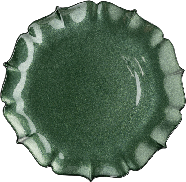 Изображение Тарелка 21см закусочная Анна Лафарг севилья зеленая стекло Анна Лафарг , 1 шт