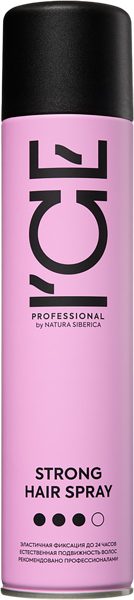 Изображение Лак для всех типов волос Айс бай натура сиберика сильная фиксация Натура сиберика ж/б, 300 мл