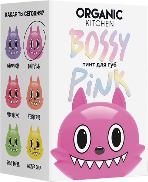 Изображение Тинт брелок для губ Органик китчен тон 1 розовый Натура сиберика к/у, 15 мл