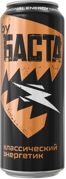 Изображение Напиток Энергетический Бай Баста классический Вакуленко В. М. ж/б, 0,45 л