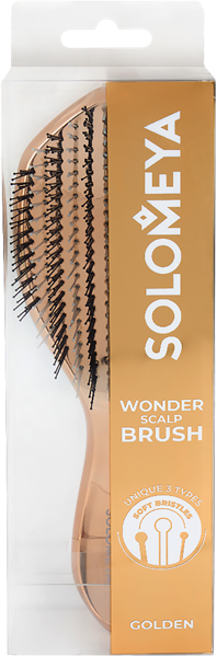 Изображение Расческа для волос Соломия золотой градиент Соломия п/у, 1 шт