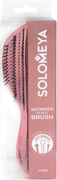 Изображение Расческа для волос Соломия розовый градиент Соломия п/у, 1 шт