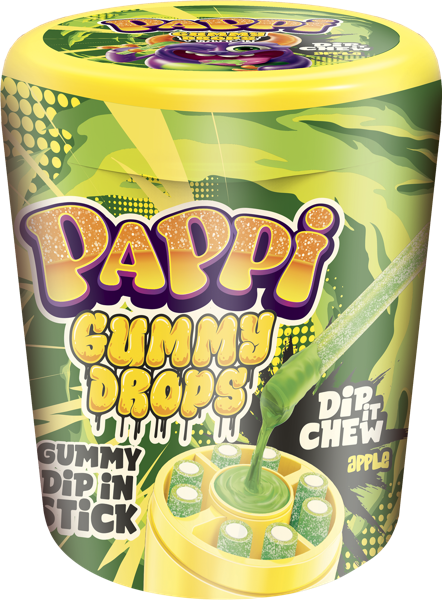 Изображение Мармелад жевательный Пэппи с кисло-сладким соусом Сечен Фуд п/б, 55 г