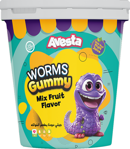 Изображение Мармелад жевательный Авеста червячки Аверест п/б, 125 г