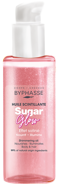 Изображение Масло для тела с шиммером Бифас сахарное свечение Добер импорт-экспорт п/у, 100 мл