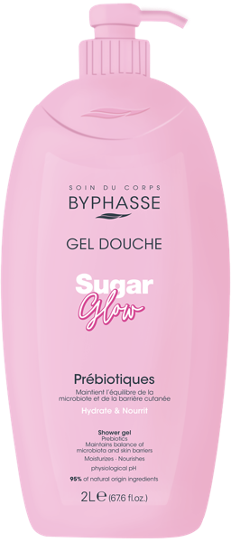 Изображение Гель для душа с шиммером Бифас сахарное свечение Добер импорт-экспорт п/у, 2 л