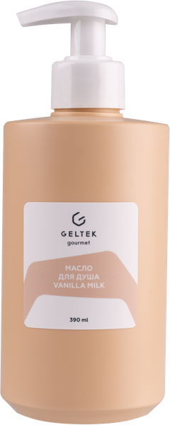 Изображение Масло для душа Гельтек ванильное молочко ООО Гельтек-Медика п/у, 390 мл