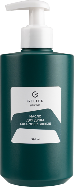 Изображение Масло для душа Гельтек свежесть огурца ООО Гельтек-Медика п/у, 390 мл