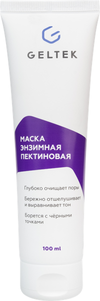 Изображение Маска для лица проблем кожа Гельтек энзимная пектиновая ООО Гельтек-Медика п/у, 100 мл