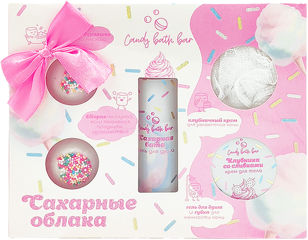 Изображение Набор подарочный женский Лаборатория Катрин сахарные облака Лаборатория Катрин ООО к/у, 1 шт