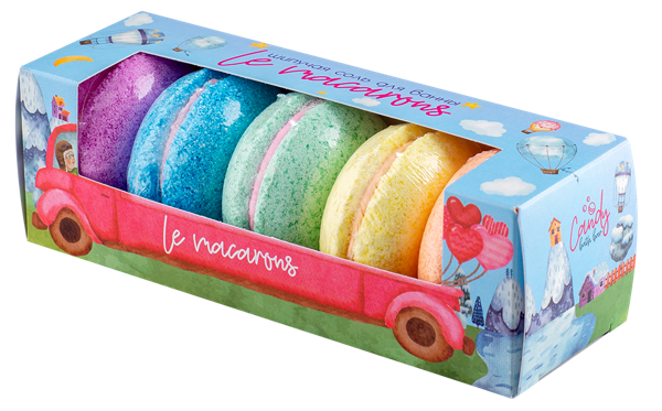 Изображение Набор подарочный для ванны Лаборатория Катрин шипучая соль макаронс Лаборатория Катрин ООО к/у, 1 шт