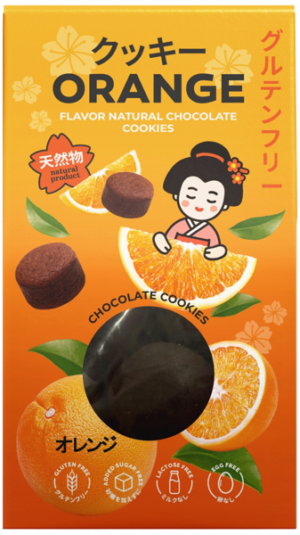 Изображение Печенье без глютена сахара Безглютини Азия апельсин Фабрика Вкусов к/у, 85 г