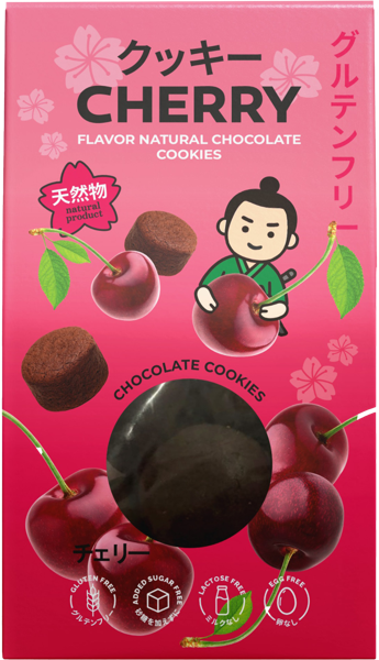 Изображение Печенье без глютена сахара Безглютини Азия вишня Фабрика Вкусов к/у, 85 г