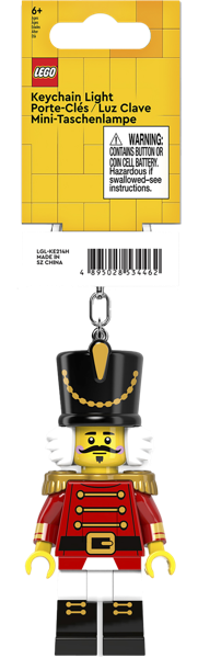 Изображение Брелок с фонариком для ключей Лего щелкунчик Айкью Хонг к/у, 1 шт