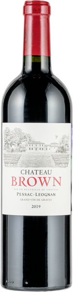 Изображение Вино красное сухое Каберне Совиньон Мерло Пессак Леоньян 2019 Шато Браун с/б, 0,75 л