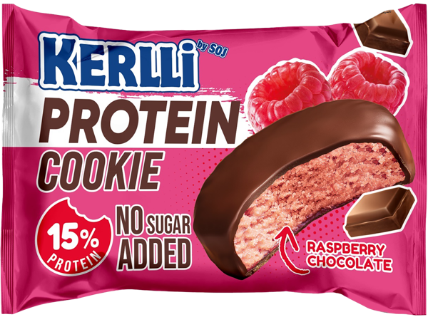 Изображение Печенье протеиновое Содж Керлли малина СОДЖ м/у, 45 г
