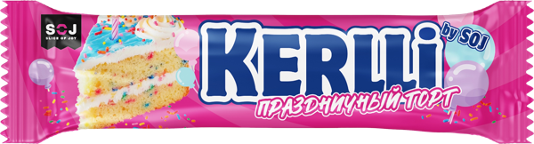 Изображение Батончик злаковый Содж Керлли праздничный торт СОДЖ м/у, 40 г